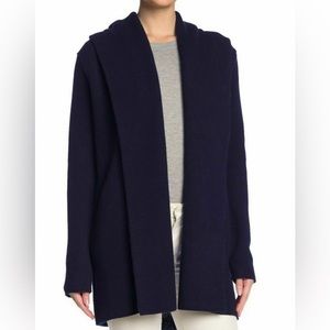vince open long sleeve cardigan